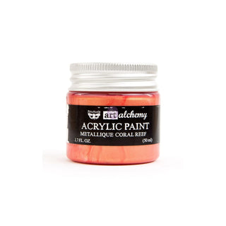 PRIMA MARKETING INC Paint, 1.7 Fl Oz (Pack of 1), Metallique - Coral Reef