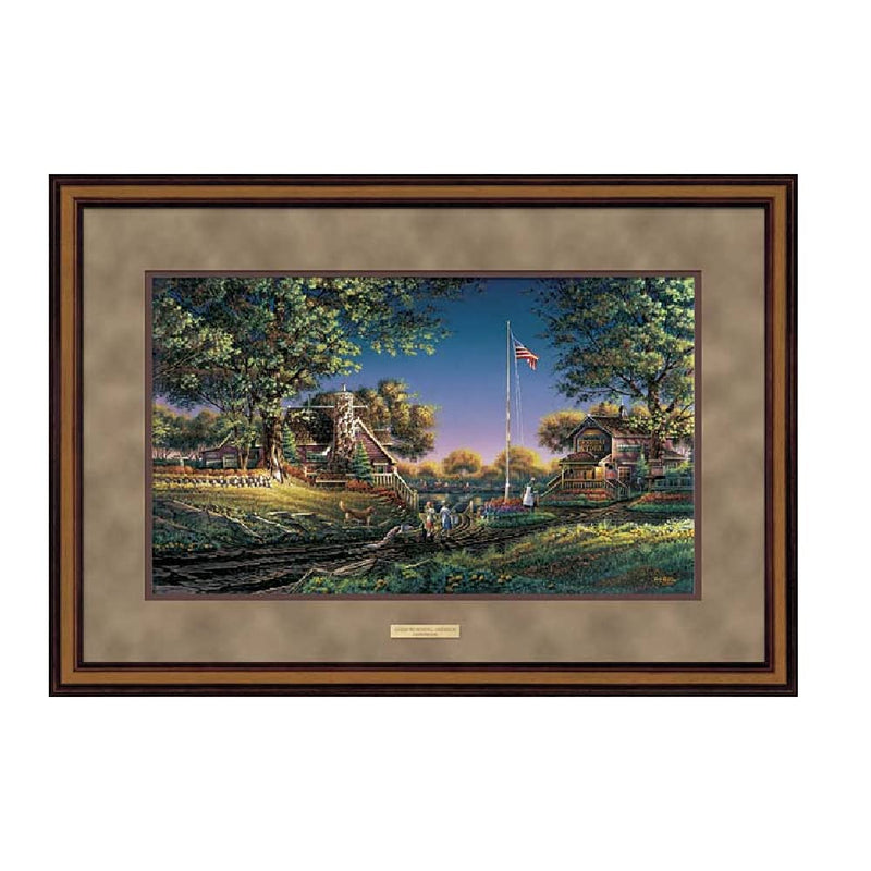 Good Morning, America! Framed Elite Print by Terry Redlin