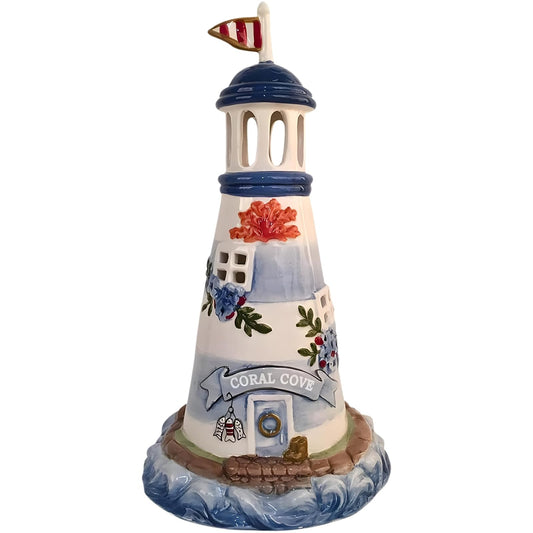 Blue Sky Clayworks Clayworkss Coral Cove Candle House, Multi