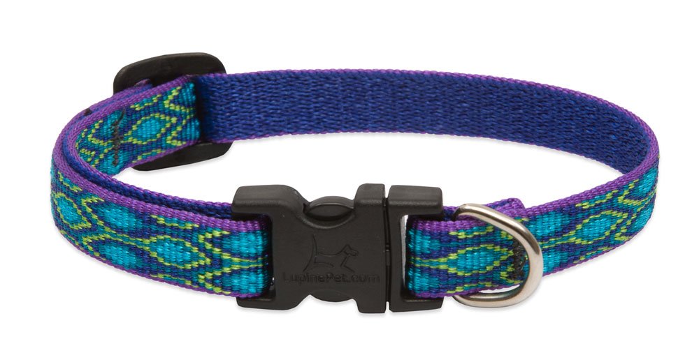 Lupine Pet Originals 1/2" Rain Song 8-12" Adjustable Collar for Small Dogs