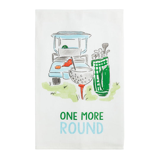 Mud Pie Towel, 26" x 16 1/2", One More Round