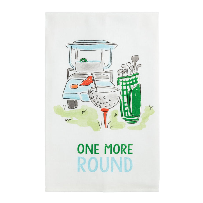 Mud Pie Towel, 26" x 16 1/2", One More Round
