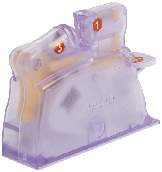 CLOVER 4071 Desk Needle Threader, Purple