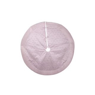 Kurt S. Adler Tree Skirt, 60 Inch, White