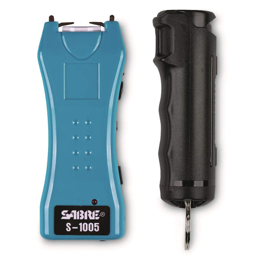 SABRE Red Pepper Spray and Stun Gun Self Defense Kit