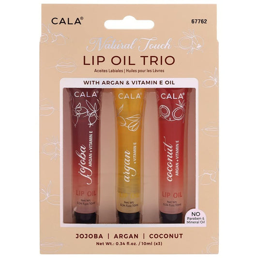 CALA LIP OIL TRIO: JOJOBA, ARAGON, COCONUT