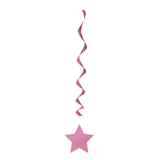 Unique Hanging Ornament, 26", Hot Pink