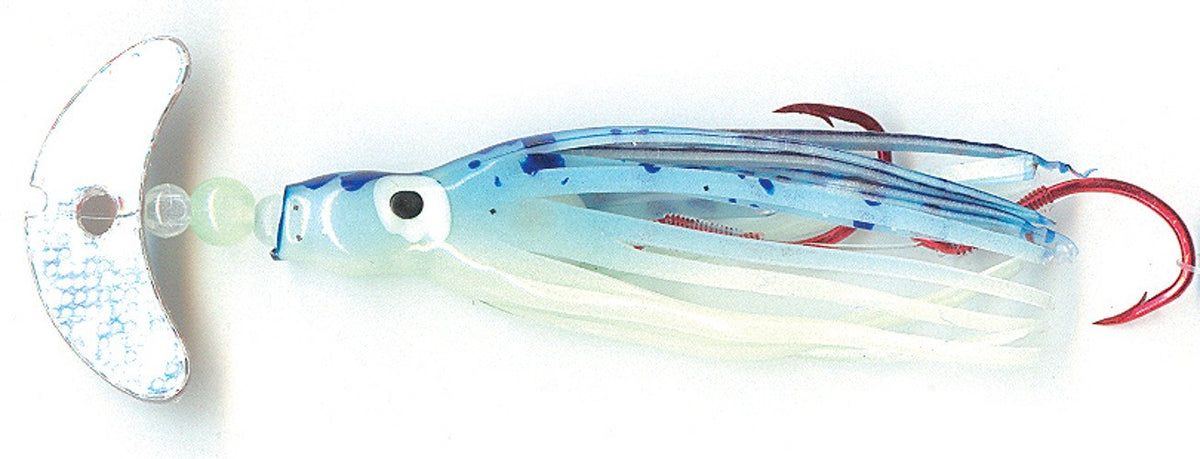 Mack's Lure Fishing Hook, 1 Count, Silver Blue