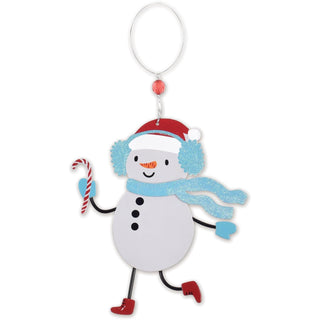 Sunset Vista Designs Hanging Ornament, 8 Inch, White/Blue