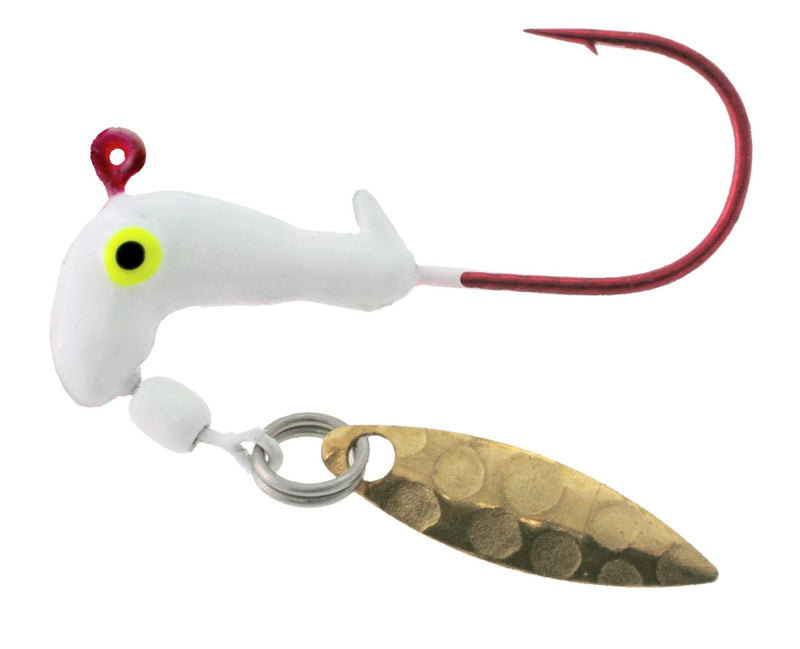 Blakemore TTI Fishing Co Road Runner Pro Series Hook (White/Red, 1/16-Ounce (Pack of 4)