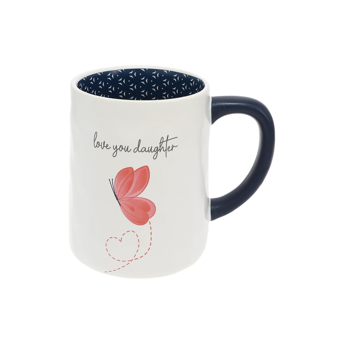 Pavilion Gift Company Drinking Cup, 17 Ounces, Pink, Blue, White