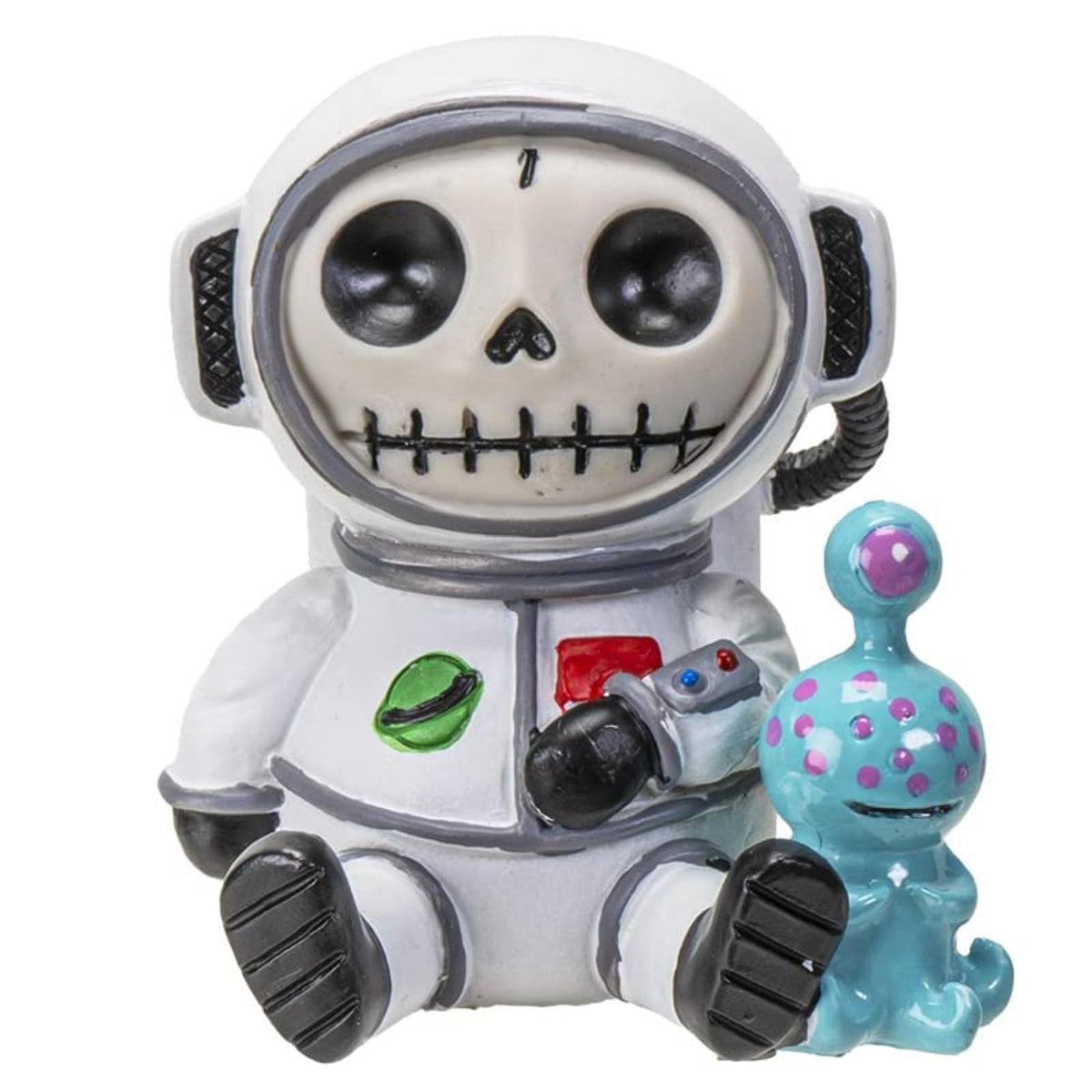 Furrybones Figurine, 2.38" X 2.38" X 2.38", White