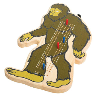 Lipco Bigfoot Cribbage Board, Wood, 12-inches Length, Funs and Games