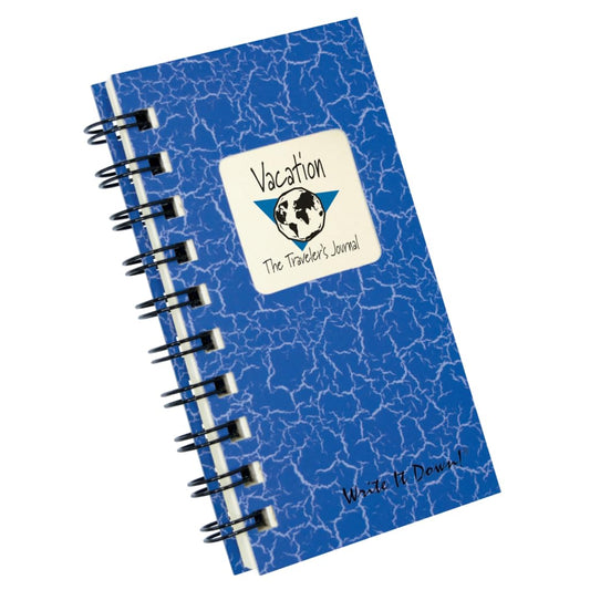 Journals Unlimited Vacation, The Travelers Journal - MINI Blue Hard Cover