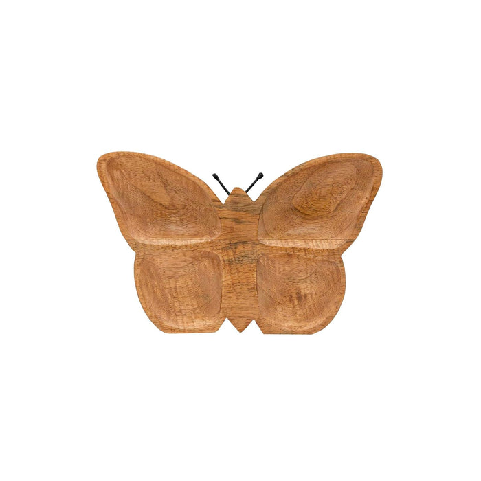 Foreside Home and Garden Figurine, 10 x 1.5 x 6"H, Natural Mango Wood