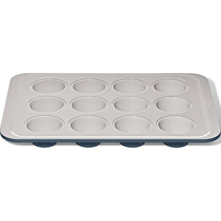 OXO Baking Pan, Muffin Pan, Storm Blue