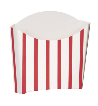 Unique Industries Red & White Striped Paper Snack Containers, 8ct