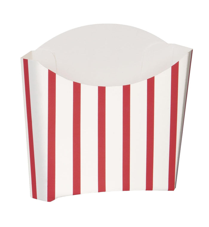 Unique Industries Red & White Striped Paper Snack Containers, 8ct
