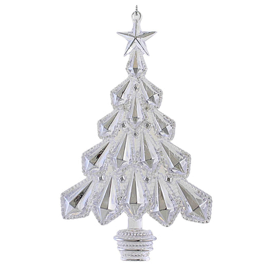 Kurt S. Adler Hanging Ornament, 6 Inch, Clear