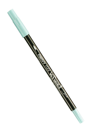 Uchida Marvy Extra Fine Tip Le Plume II Double Ender Marker Pen Art Supplies, Aquamarine