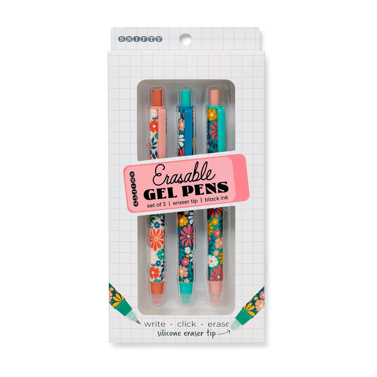 SNIFTY Writing Instrument, 1 Count (Pack of 3), Black