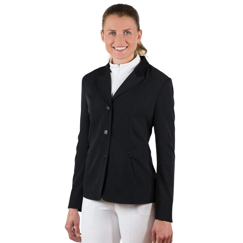 HORZE Womens Yvonne Show Jacket - Black - 10