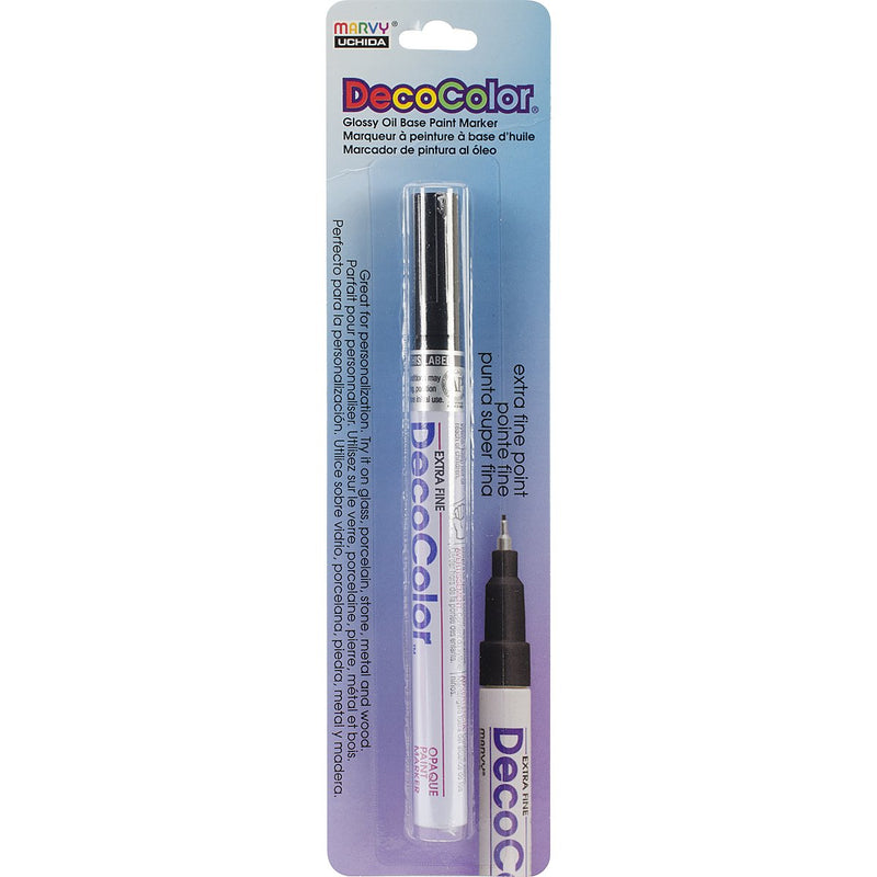 Uchida Deco Color Extra Fine Opaque Paint Markers - Black