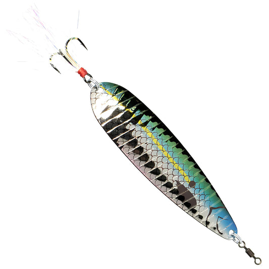 Nichols Lures FS21-118 5" Lake Fork Flutter Spoon, Blueback HD, 1-1/8oz,Multi,One Size