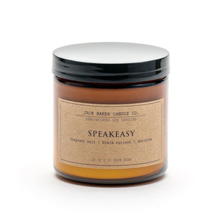 Jack Baker Candle Co. Candle, 16 ounces, Black