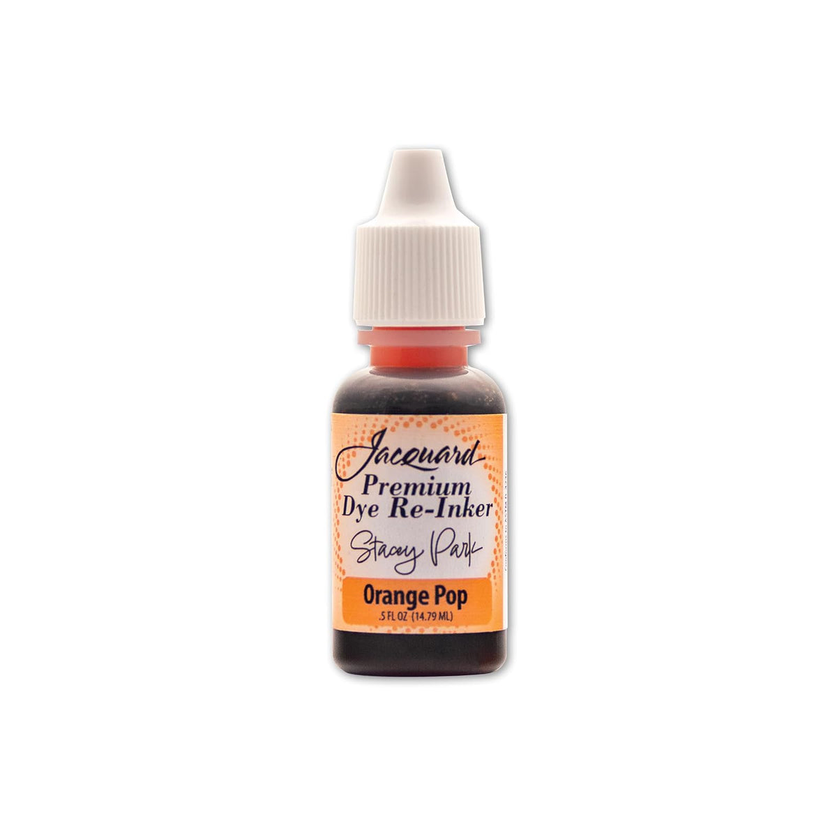 Jacquard Rubber Stamp, Orange Pop Refill