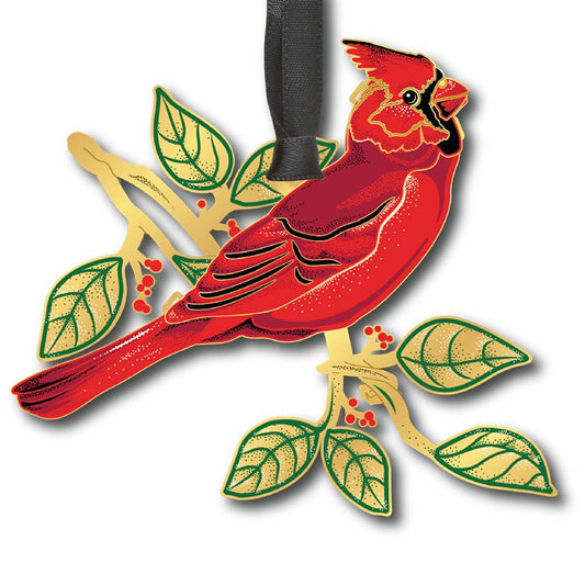 BEACON Design ChemArt Ornament - Cardinal in Nature