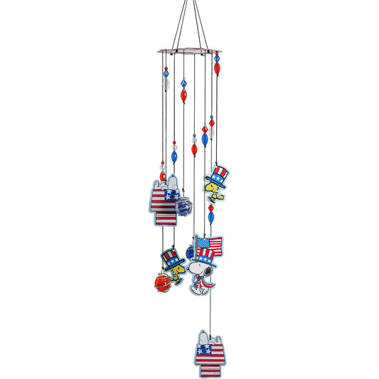 Spoontiques Wind Chime, Peanuts Americana, Sturdy