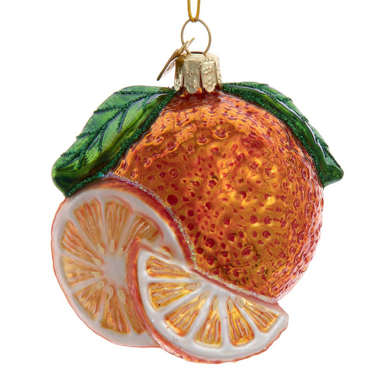 Noble Gems™ Glass Orange Ornament