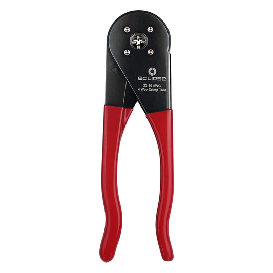 Eclipse Crimping Pliers, 22 to 10 AWG, Multicolor