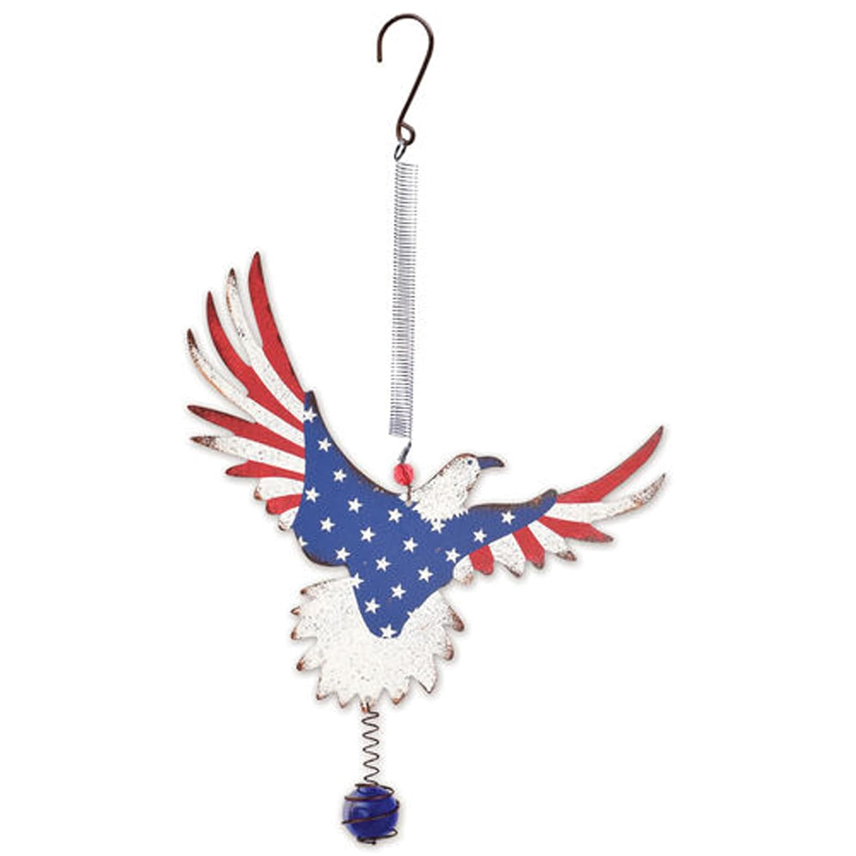 Sunset Vista Designs Hanging Ornament, 10.5 x 8.75 Inch, Red/White/Blue
