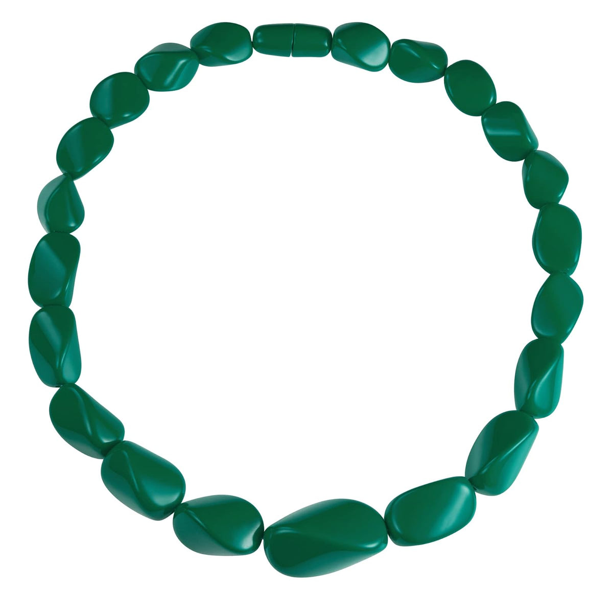 ZAVANA Necklace, 55 cm, Green