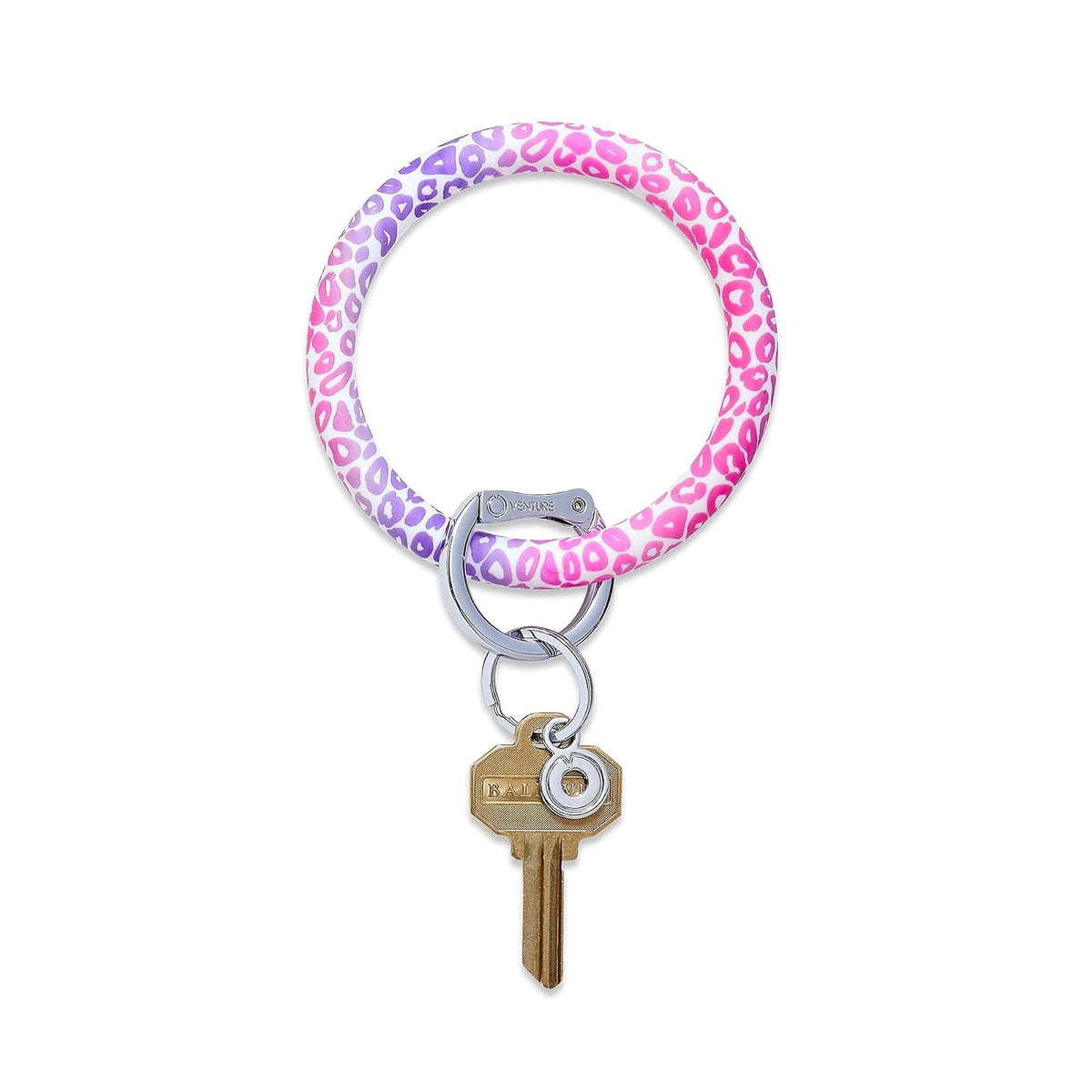 Oventure Keychain, One Size, Pink Cheetah