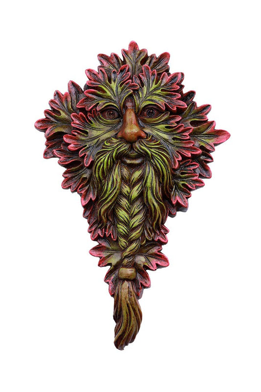 Pacific Trading Giftware Greenman Face Resin Figurine Wall Plaque
