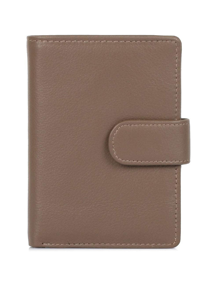 Karla Hanson Women's RFID Blocking Leather Wallet Medium (Taupe)