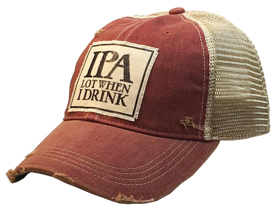 VINTAGE LIFE Hat, Ipa Lot (Dark Red), Baseball