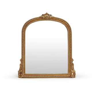 Two's Company Gold Fleur 8X10 Mirror (Stands Or Hangs Vertically) - Resin