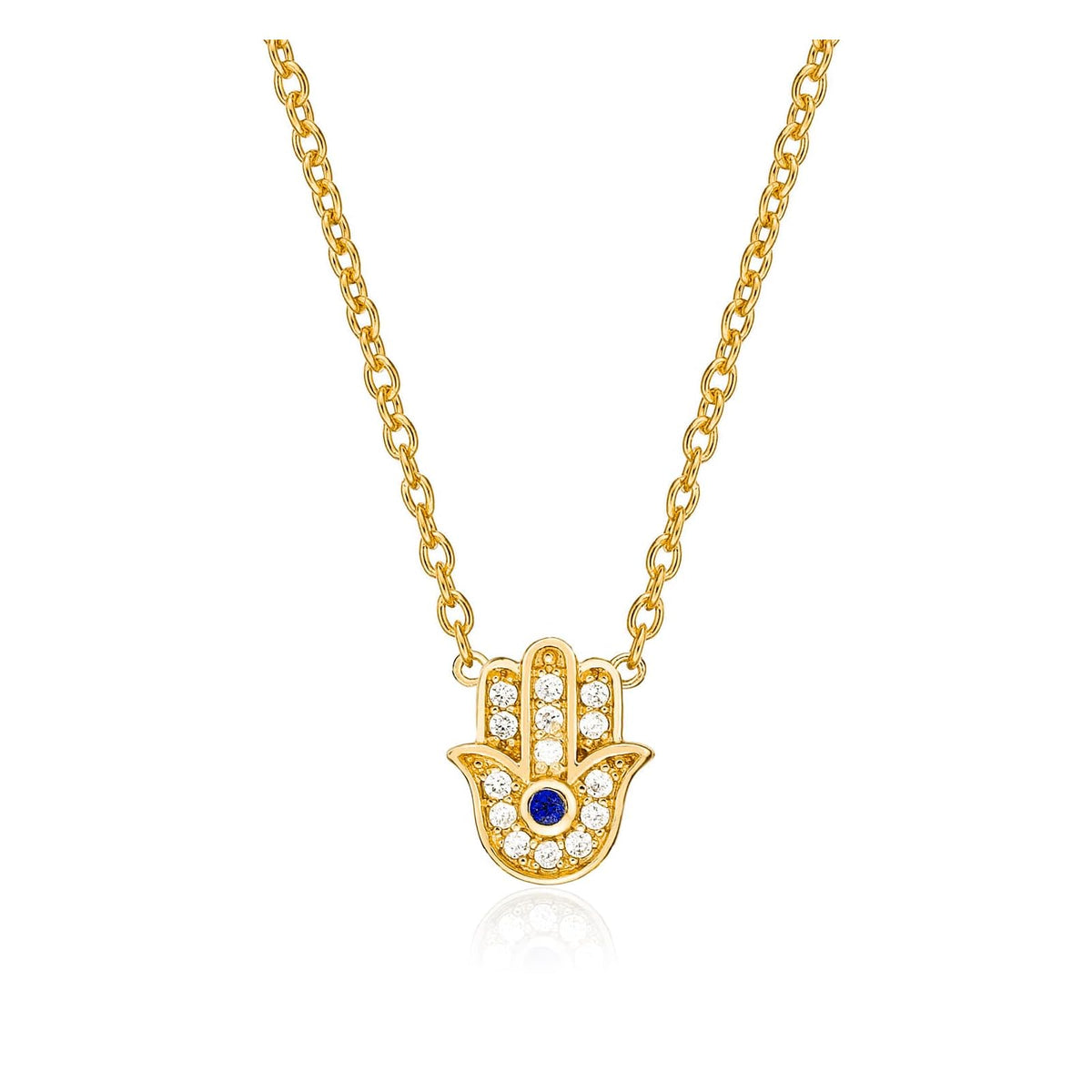 Diamond Treats Necklace, 18 inches, Gold