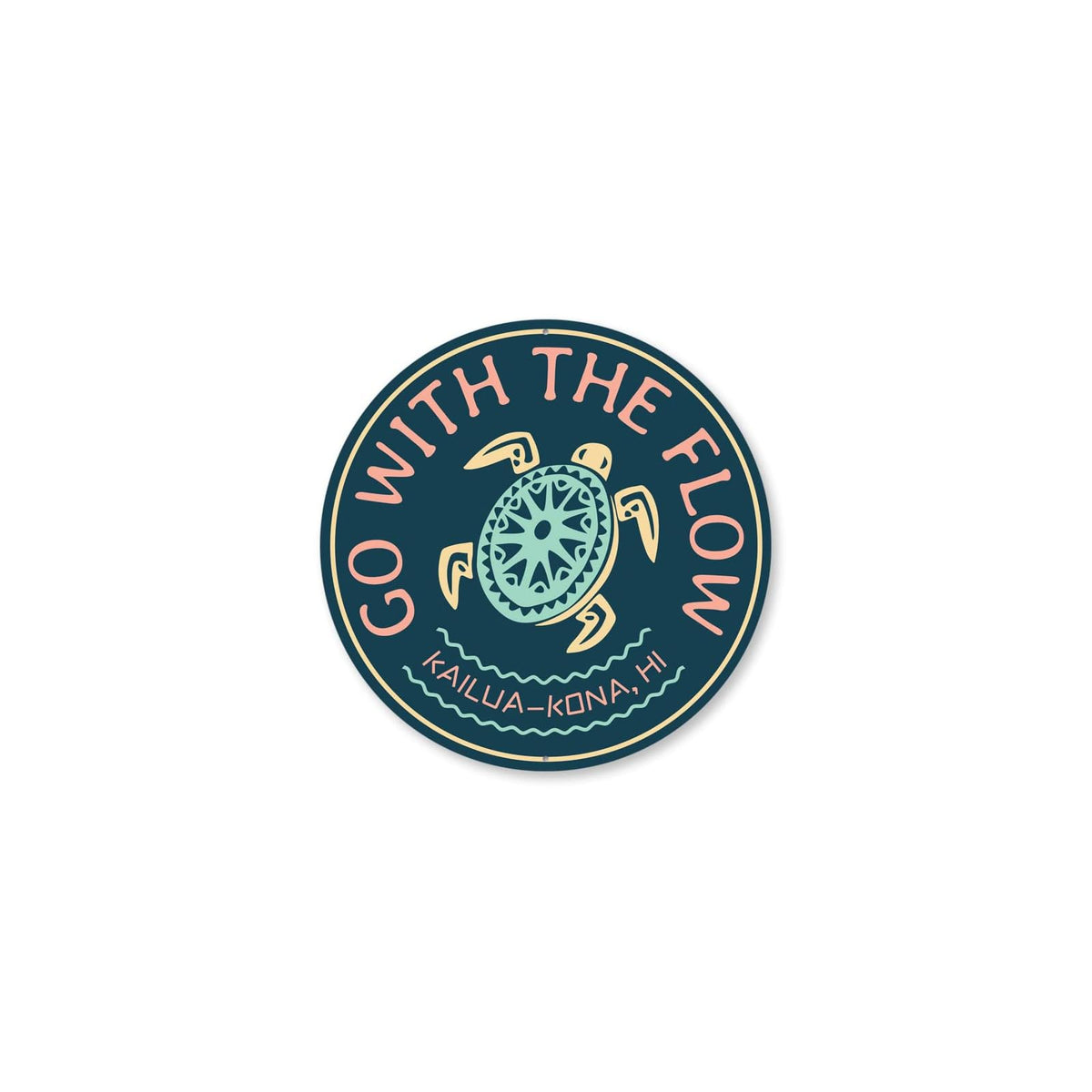 Lizton Sign Shop Decorative Signage, a) 12-inch Circle, Blue