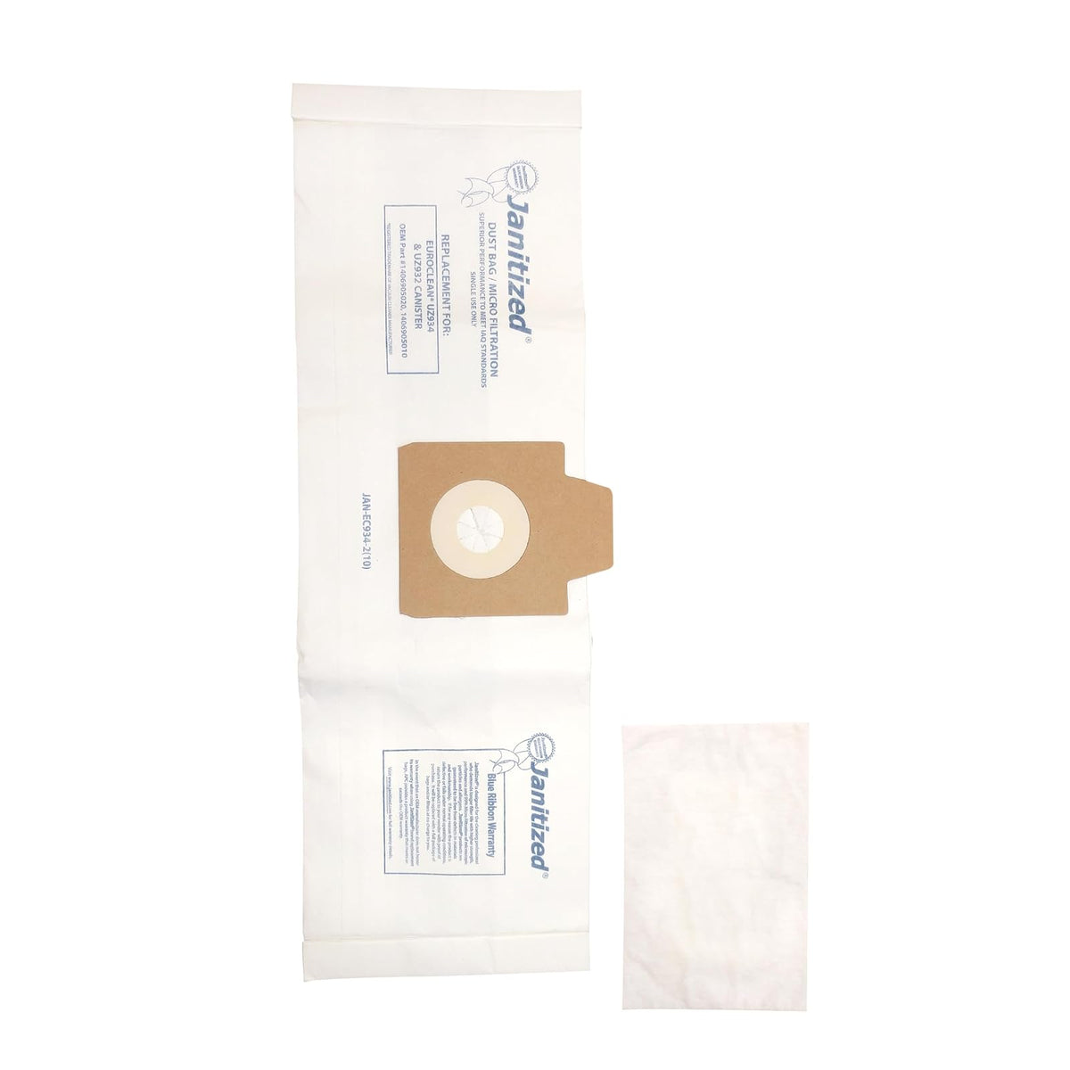 Janitized Vacuum Cleaner Bag, Blue