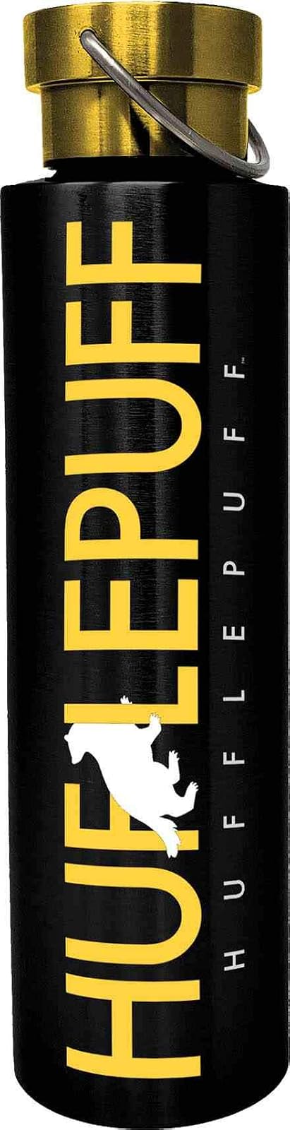 Spoontiques 18947 Hufflepuff Stainless Steel Bottle, 24 oz, Black