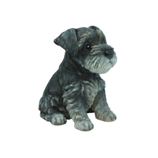 Hi Line Gift Ltd Sitting Schnauzer Puppy, 7"