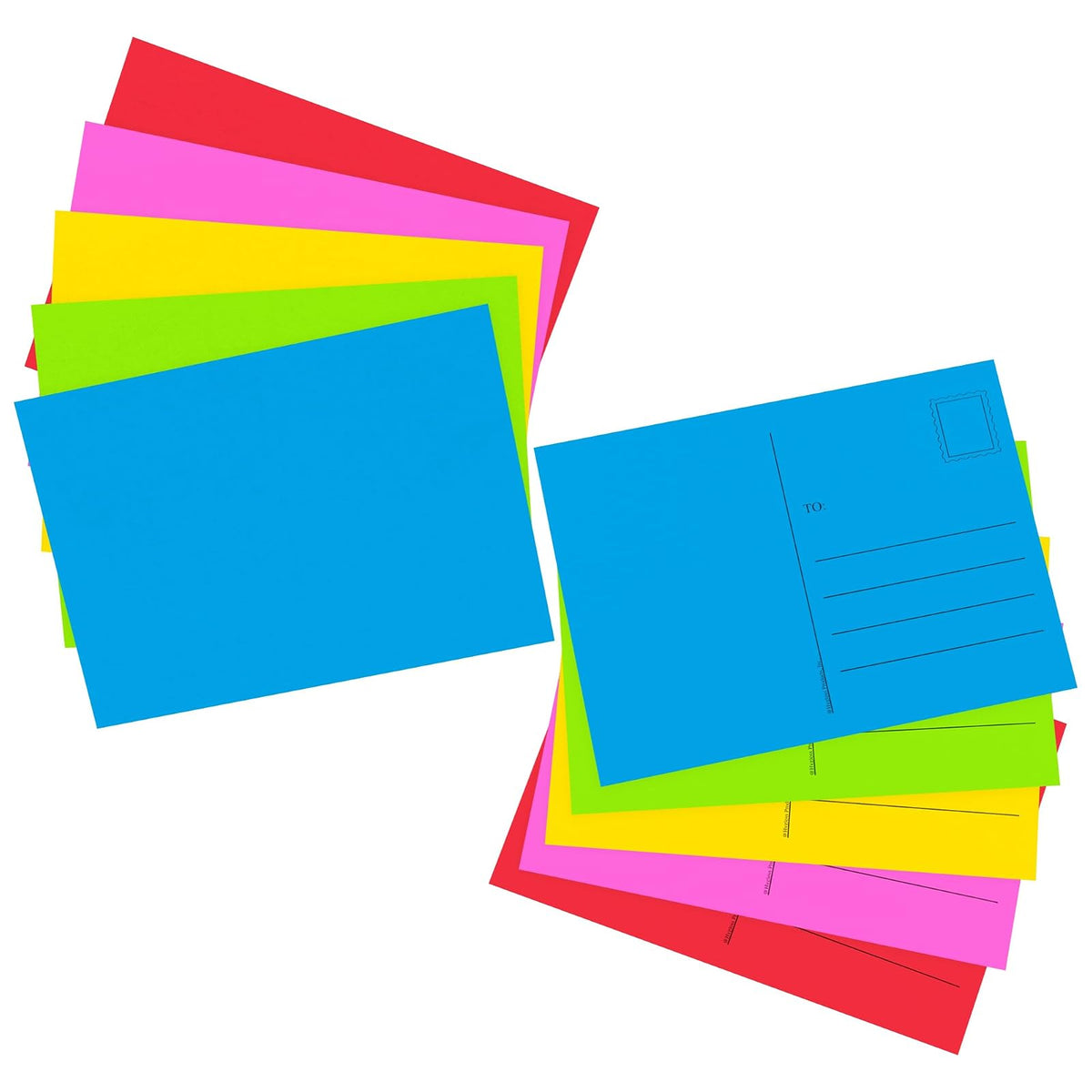 Hygloss Greeting Card, 100 Pcs, Assorted Colors