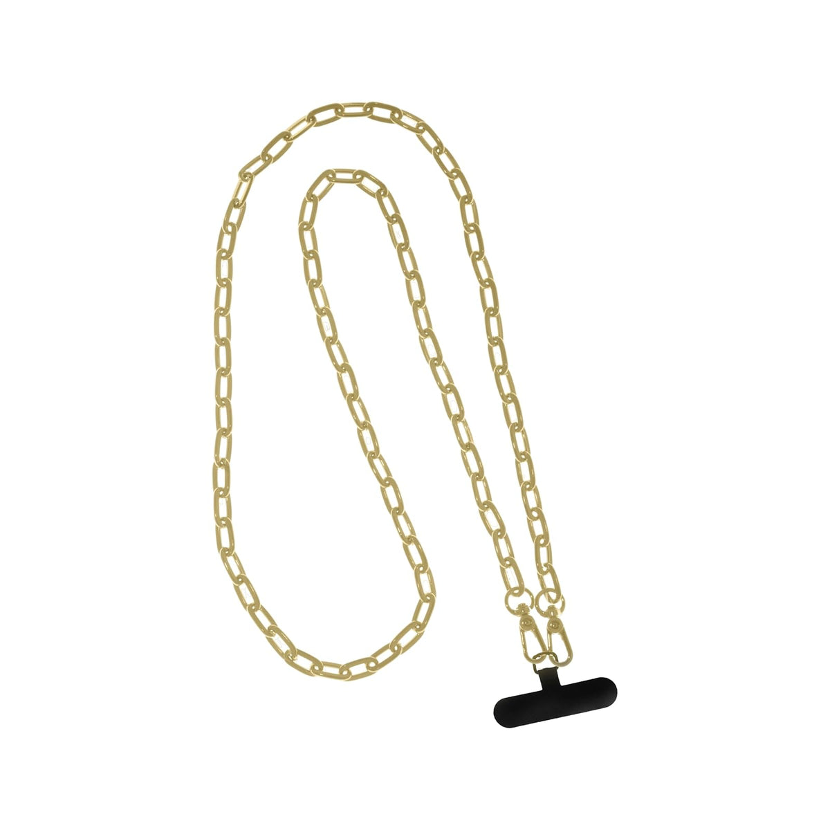 Maya J Necklace, Yellow, Paperclip Link