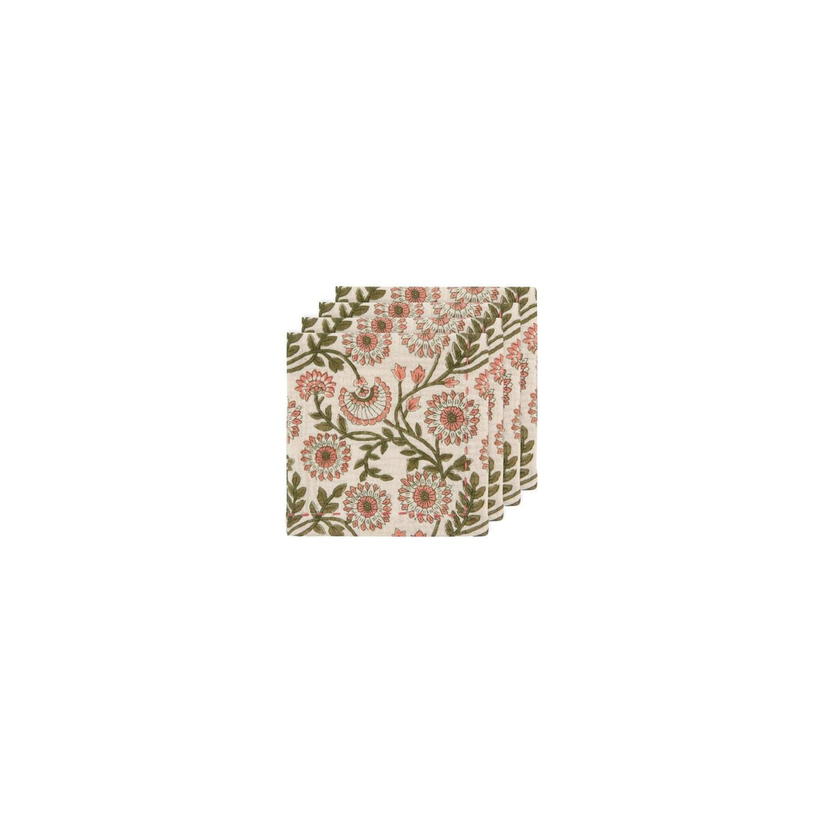 Now Designs Cloth Napkin, 18" x 18" (Set of 4), Berry
