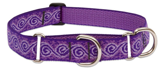 Lupine Pet Originals 1" Jelly Roll 19-27" Martingale Collar for Large Dogs